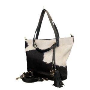 Maxi Bolsa Nira Pelo Bovino