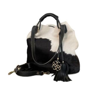 Maxi Bolsa Nira Pelo Bovino