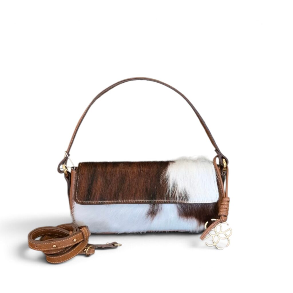 Bolsa Lila (baguette) Pelo