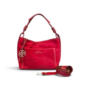 Bolsa Maya em camurça